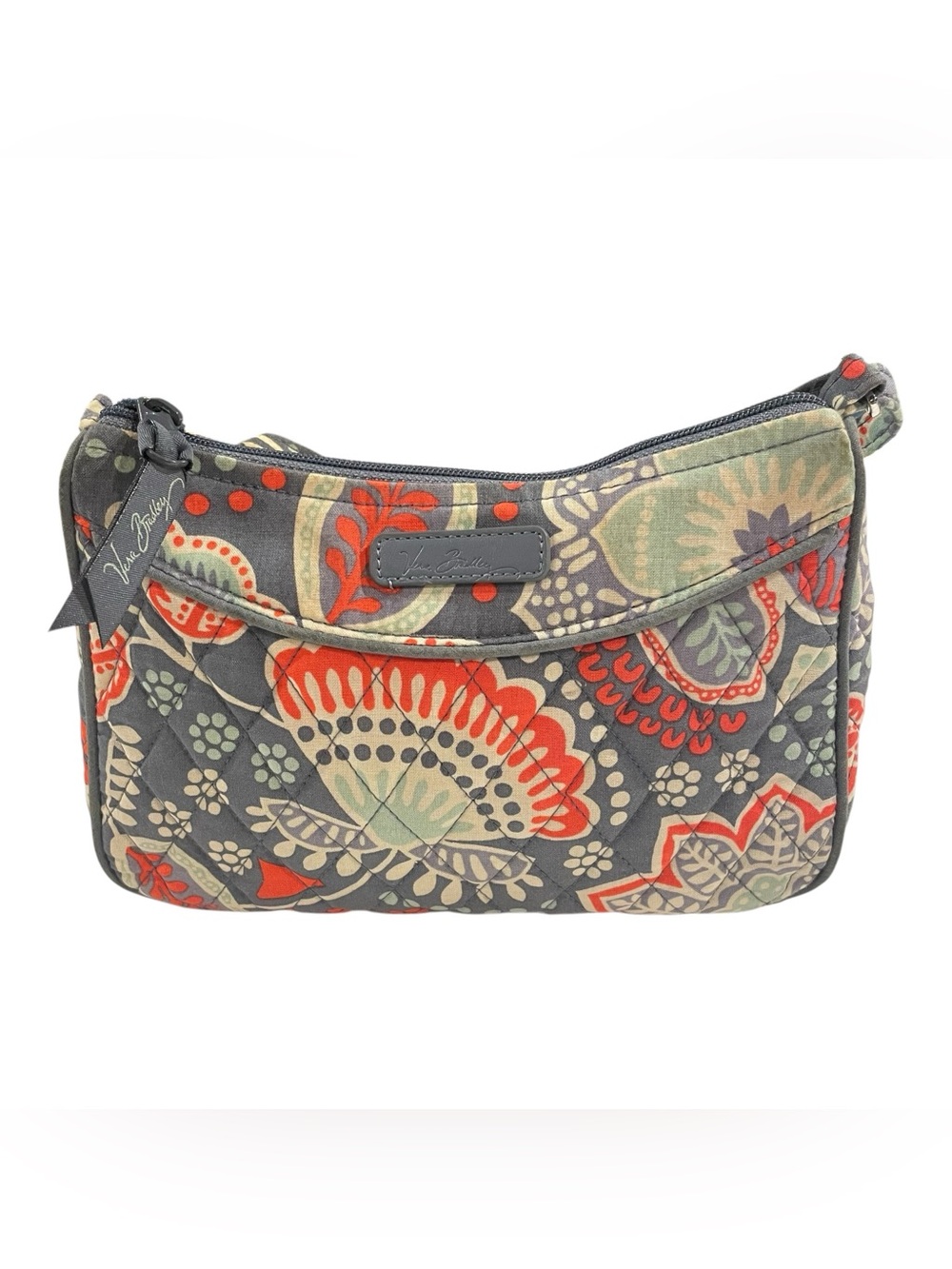 Vera Bradley Nomadic Floral Quilted Crossbody Bag Retired Pattern Zipper Purse